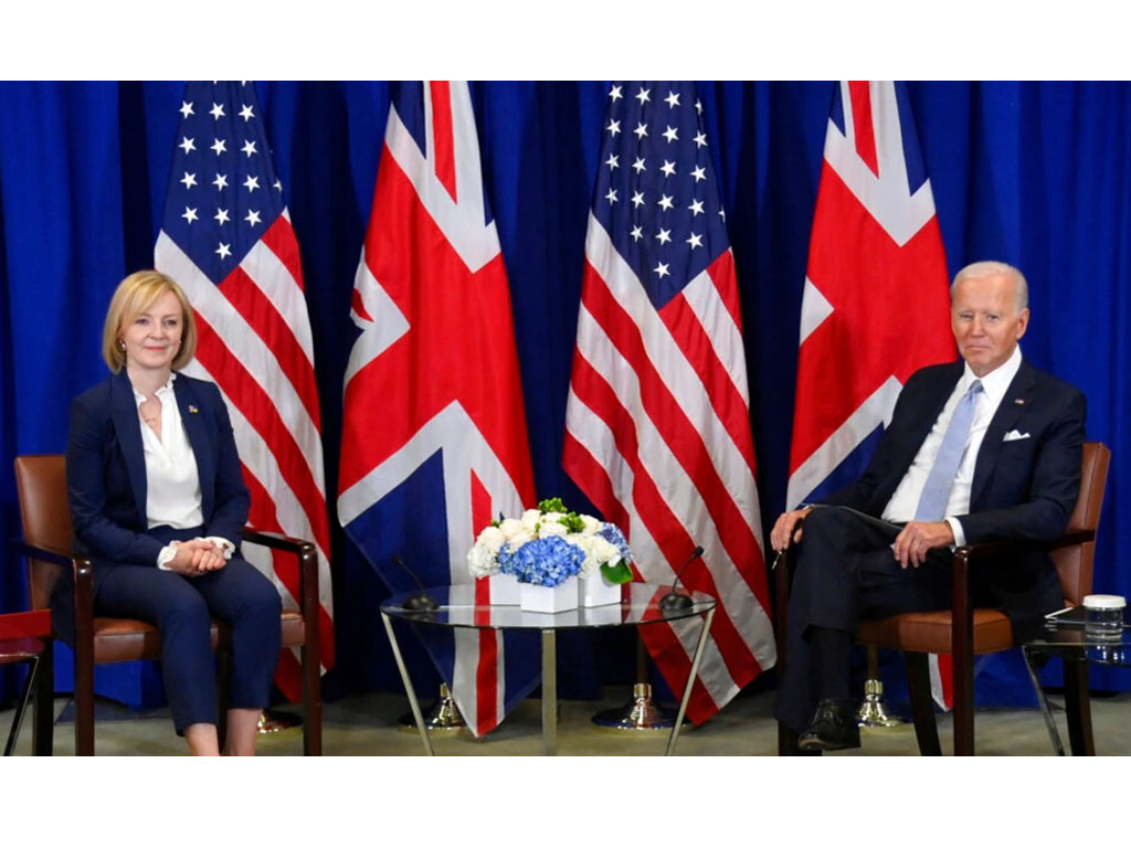 truss dan biden di NY