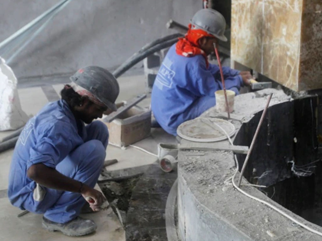 buruh bekerja di qatar