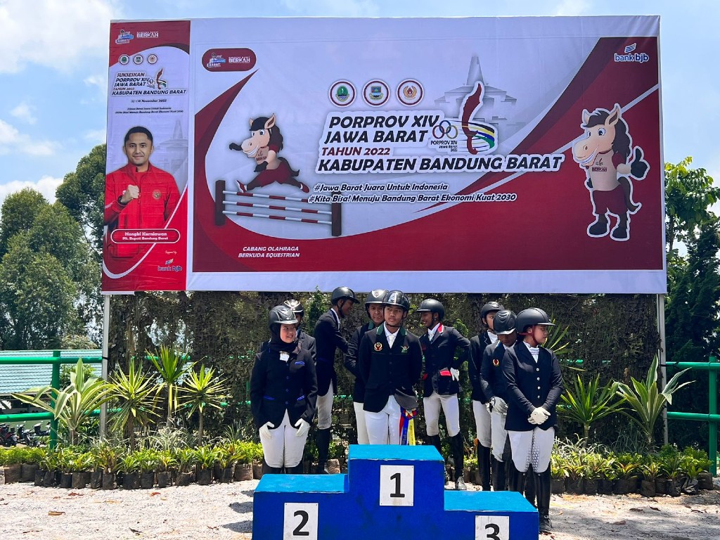 Medali Emas Pertama untuk Kabupaten Bogor dari Cabang Olahraga Berkuda