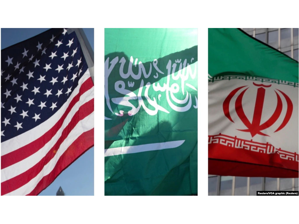 bendara AS Saudi dan Iran