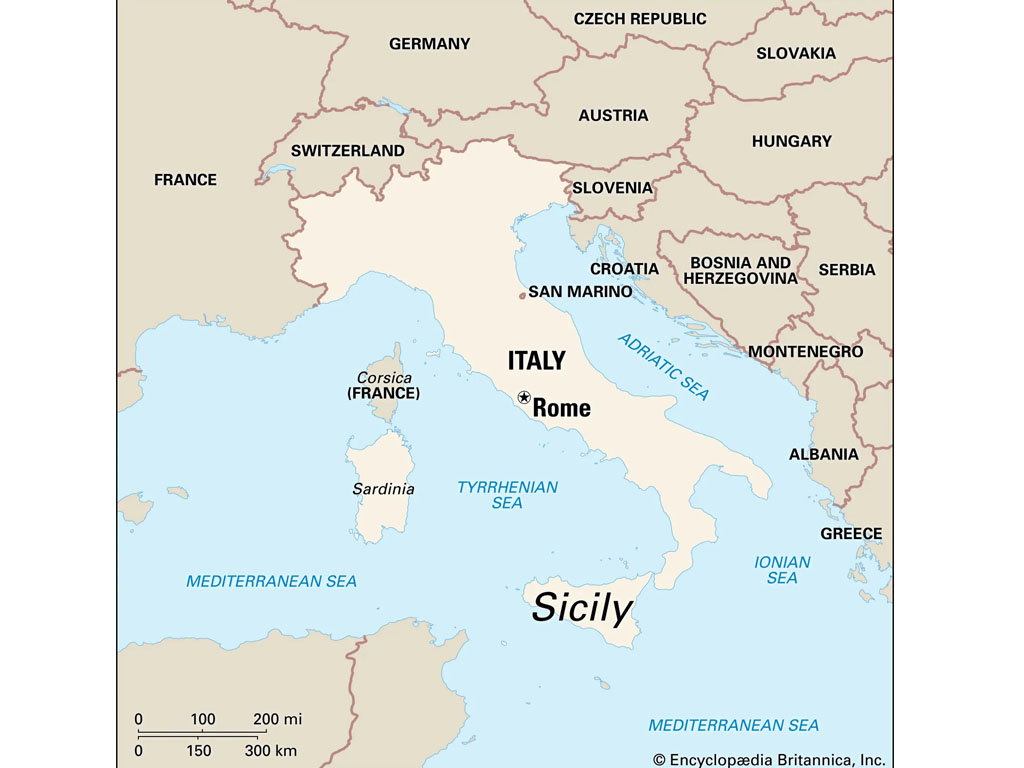 Letak Sicilia