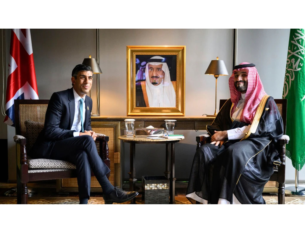 pm sunak dan putra mahkota saudi