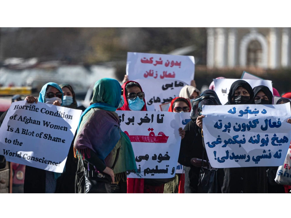 protes perempuan afghanistan di kabul