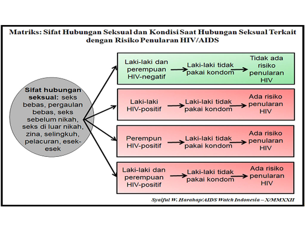 Matriks Sifat Hubungan Seksual dan Kondisi Hubungan Seksual