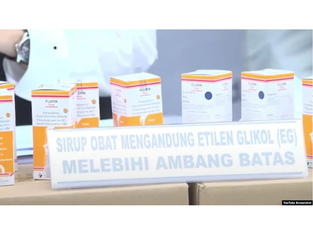 obat sirop berbahaya ditampilkan bpom