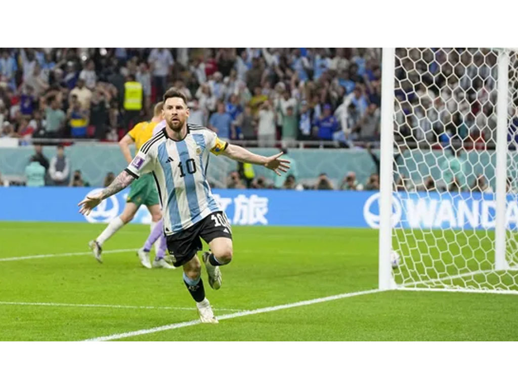 messi cetak bol ke gawang australia