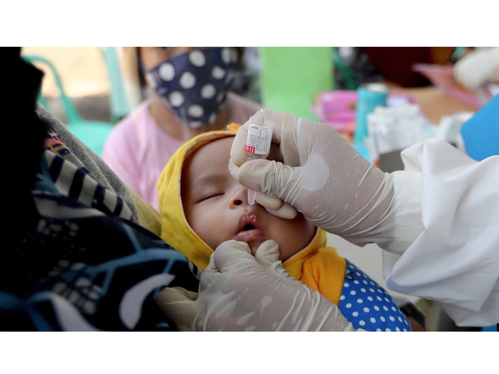 vaksinasi polio di tangerang