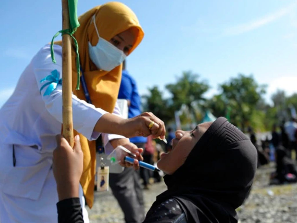 vaksinasi polio di pidie aceh