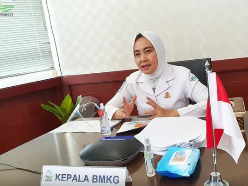 Kepala BMKG Dwikorita Karnawati