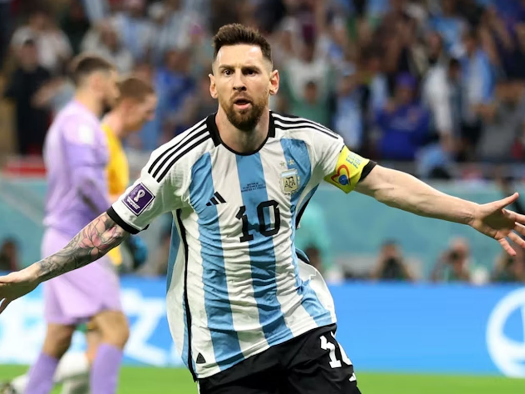 Kapten timnas Argentina Lionel Messi
