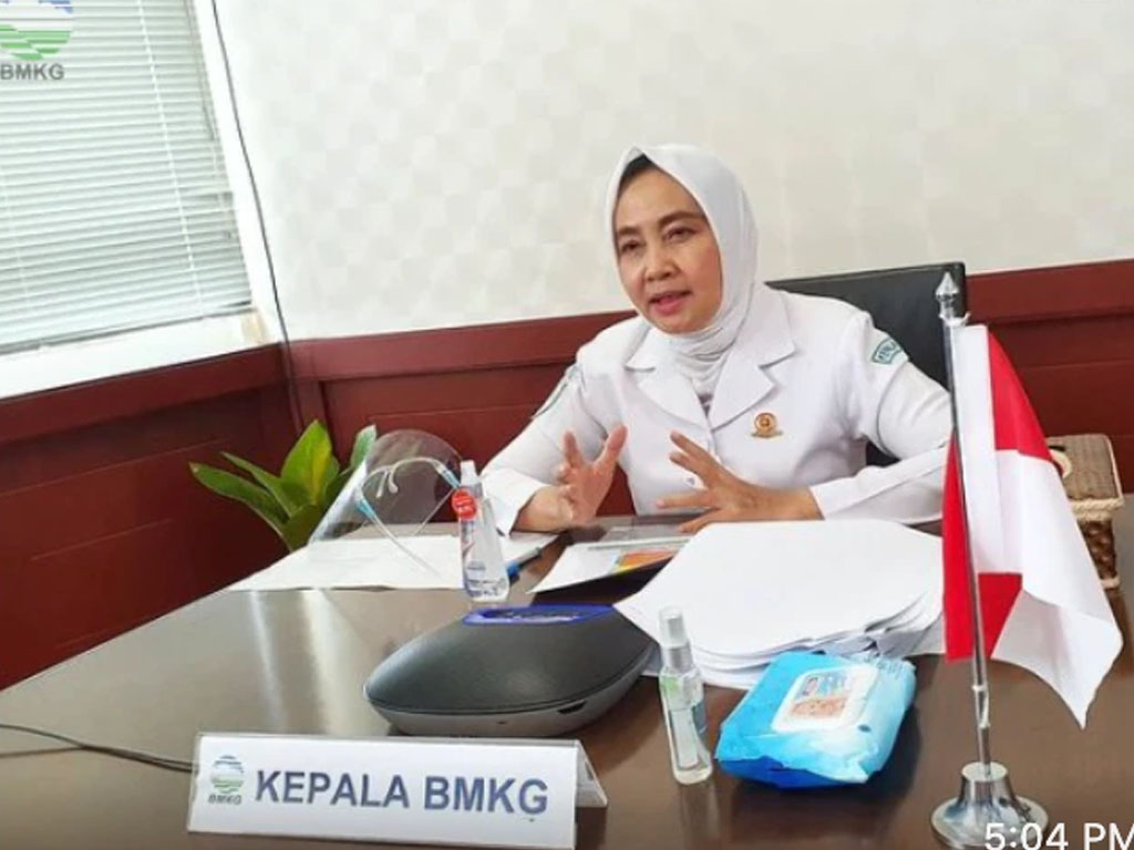 Kepala BMKG Dwikorita Karnawati