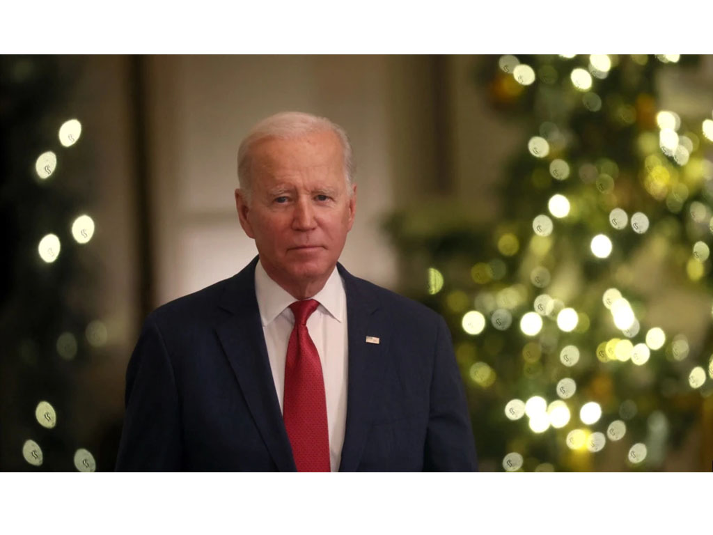 biden sampaikan pidato natal