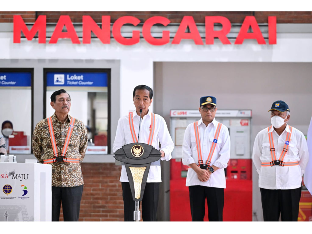 jokowi resmikan sta manggarai