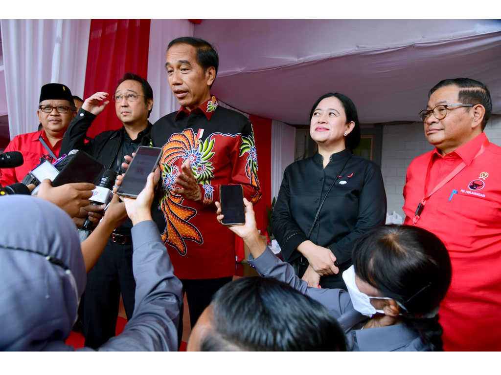 jokowi konpres usai hut pdi 23