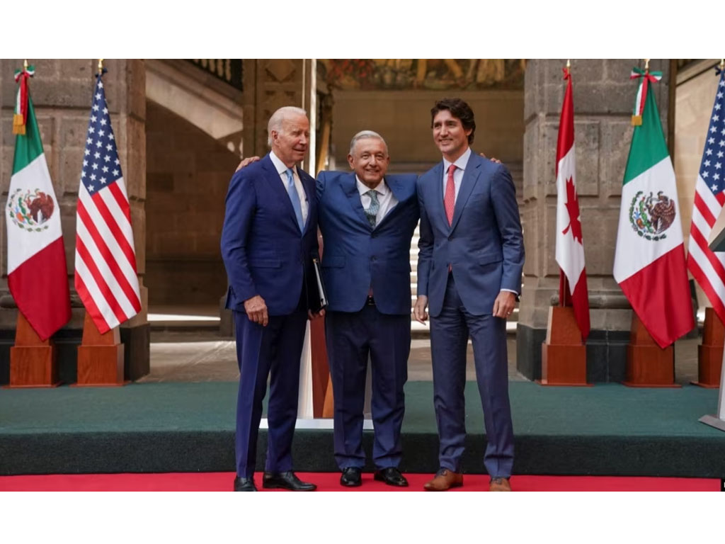 biden dan presiden meksiko serta pm kanada