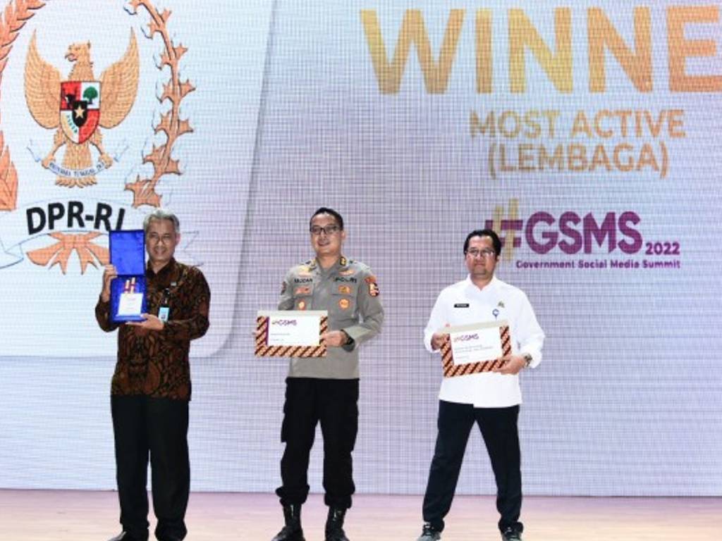 Medsos DPR RI Raih Nominasi di Government Social Media Summit 2022