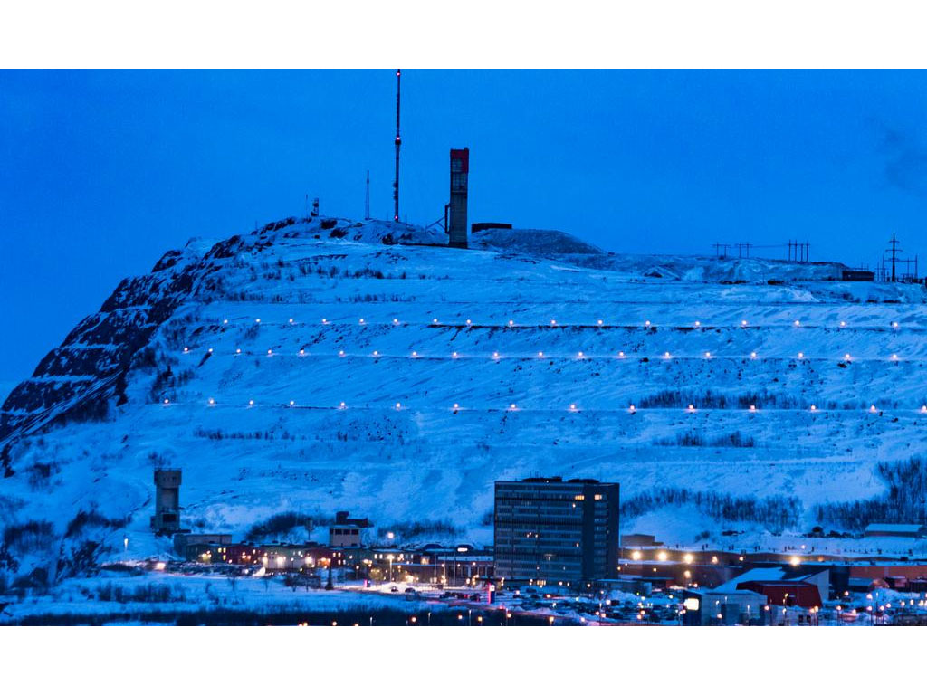 Kota Kiruna di Swedia