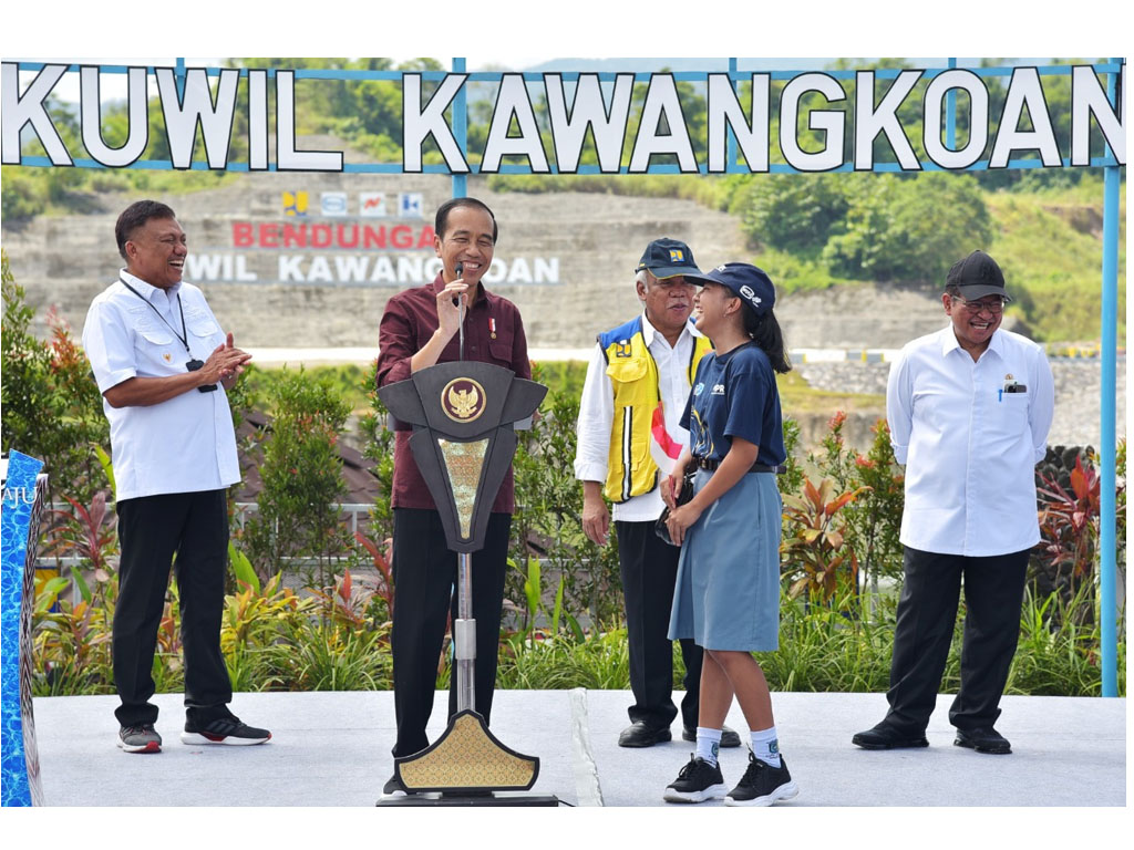 jokowi resmikan bendukan di minahasa utara