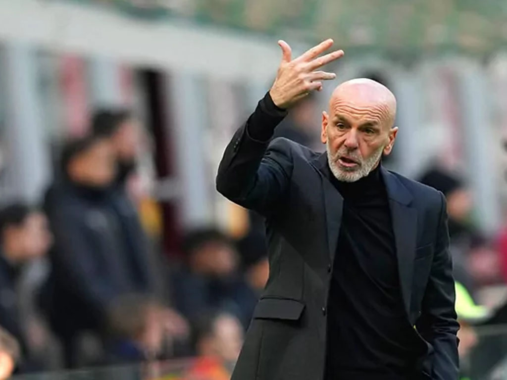 Manajer AC Milan Stefano Pioli