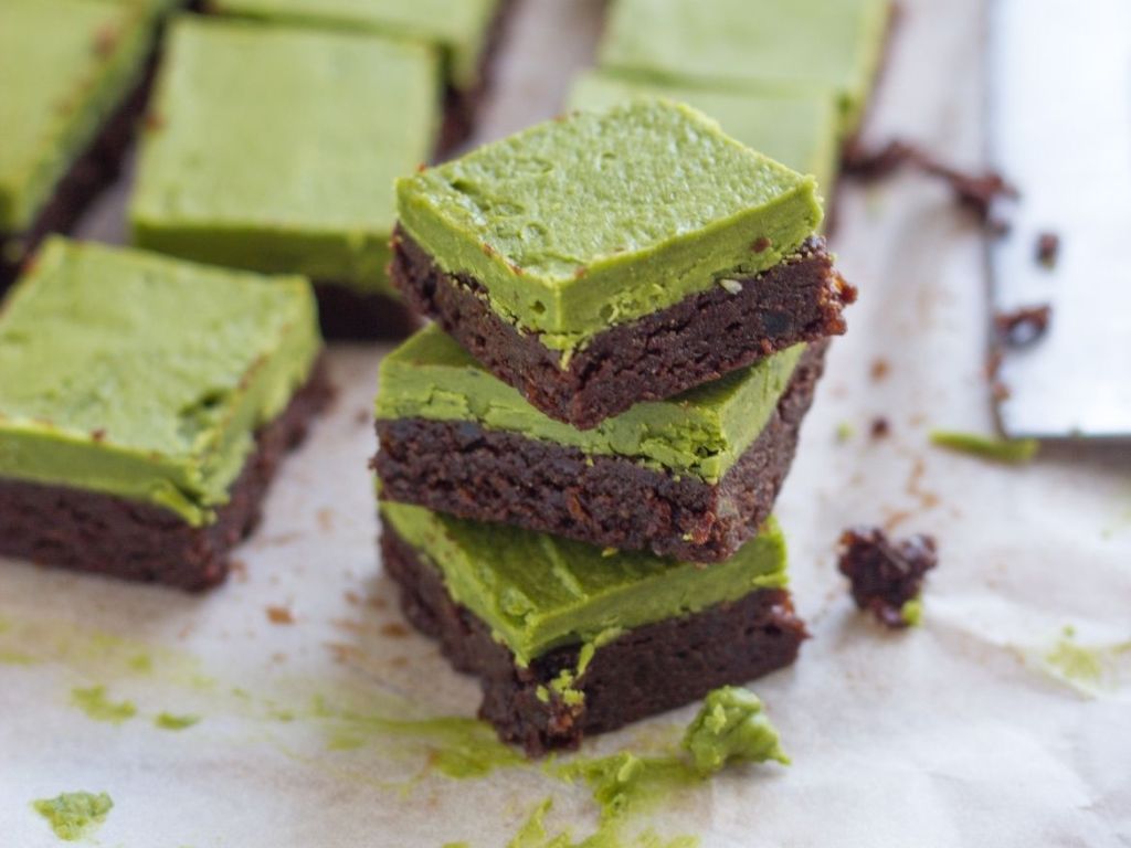 Kue Brownies Matcha