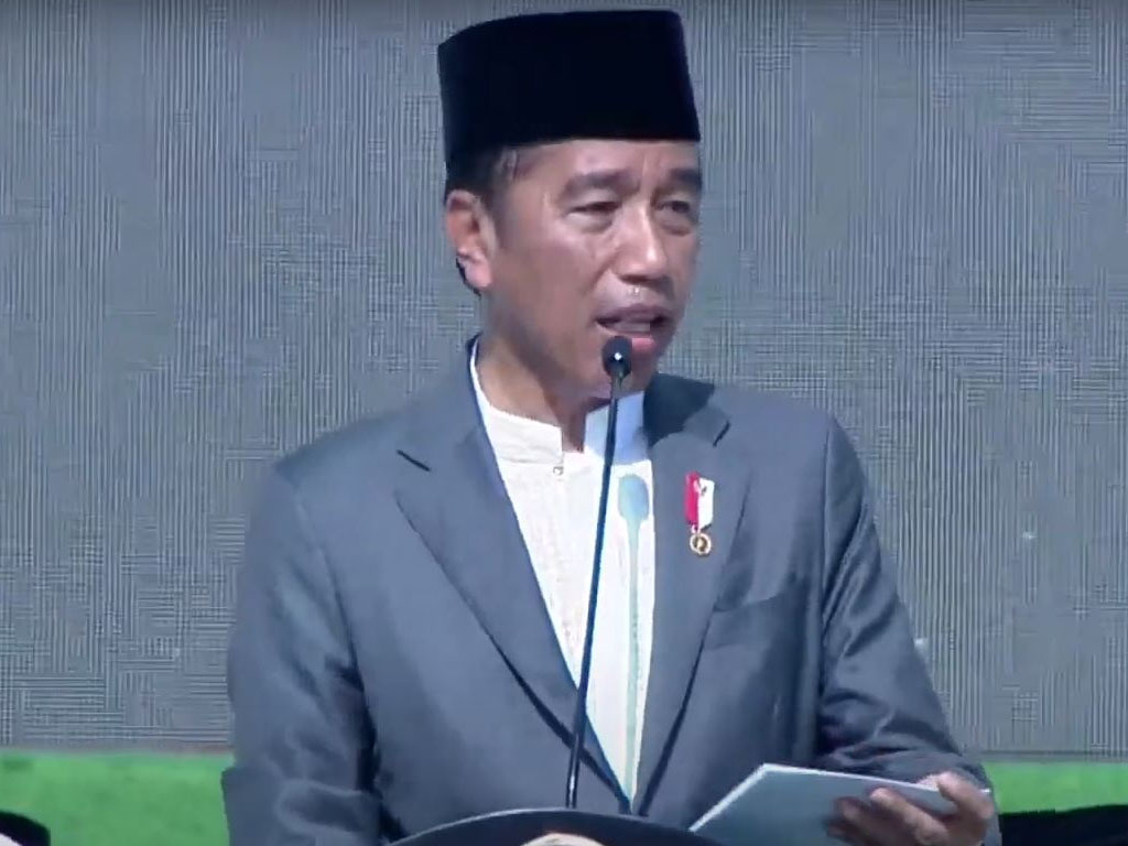 jokowi di resepsi NU