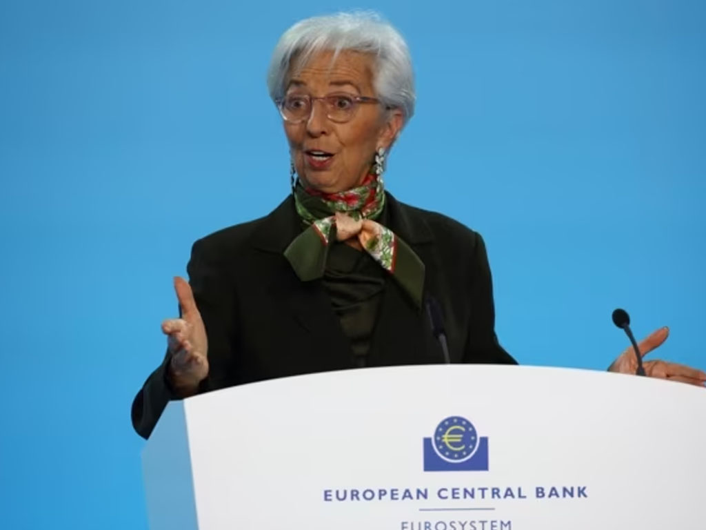 Presiden Bank Sentral Eropa (ECB) Christine Lagarde