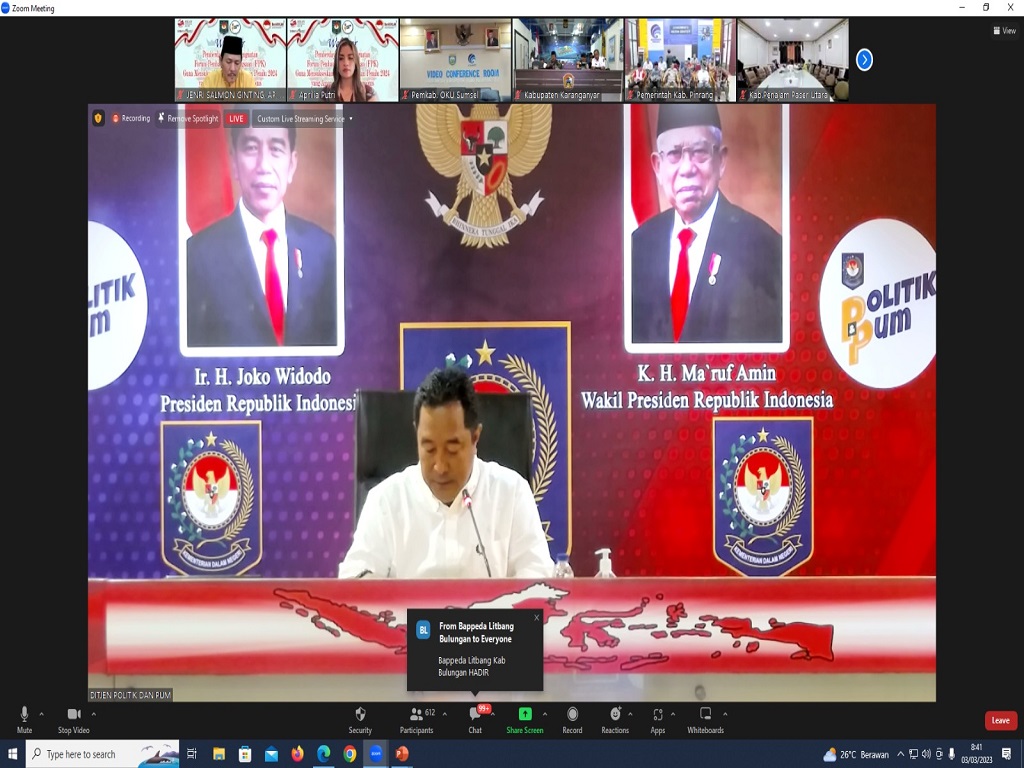 FPK Mitra Strategis Pemerintah Pusat dan Daerah Mensukseskan Pemilu 2024 yang Aman, Damai dan Harmonis