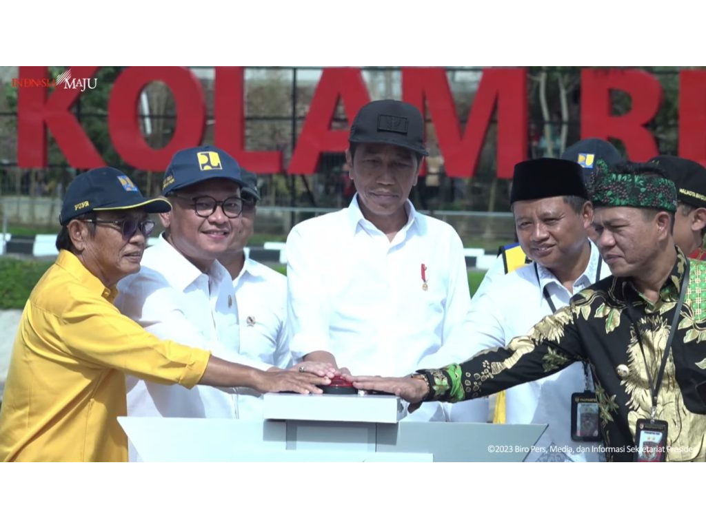 jokowi resmikkan infrastruktur di jabar