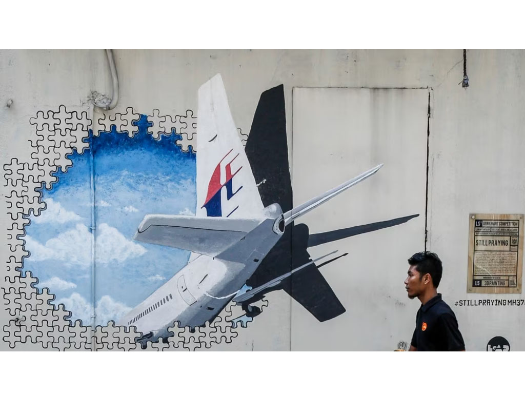 mural penerbangan MH370
