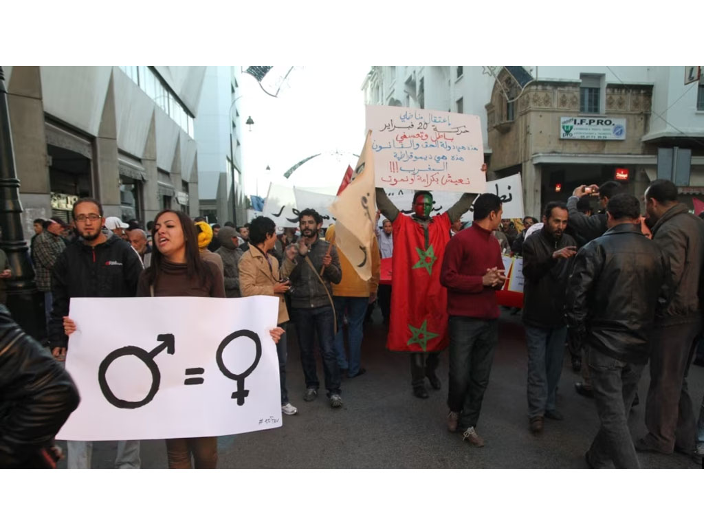 demo gender di maroko