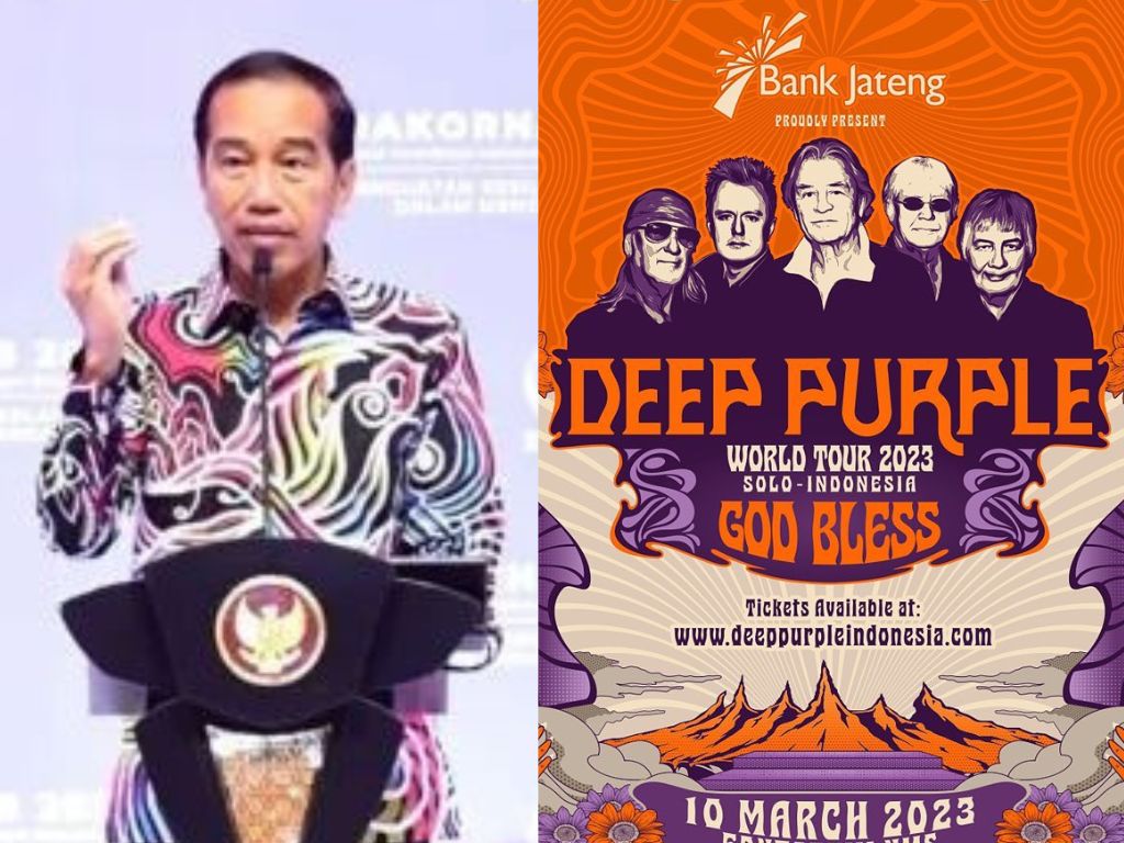 Jokowi Konser Deep Purple