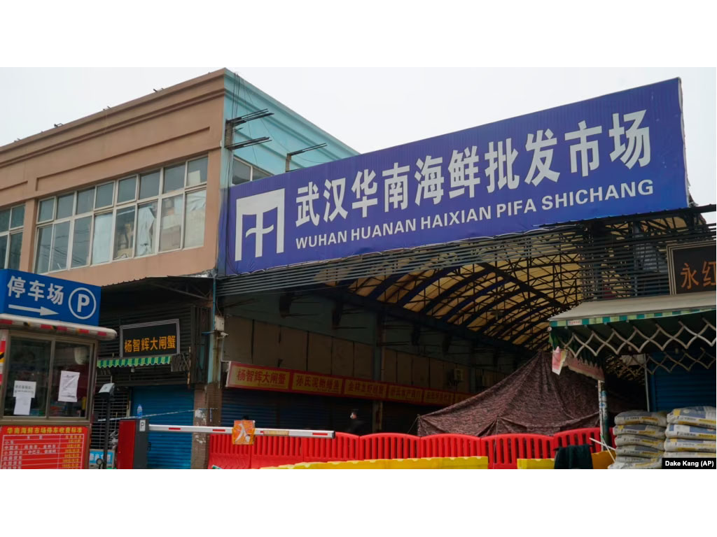 Pasar grosir makanan laut Huanan di Wuhan