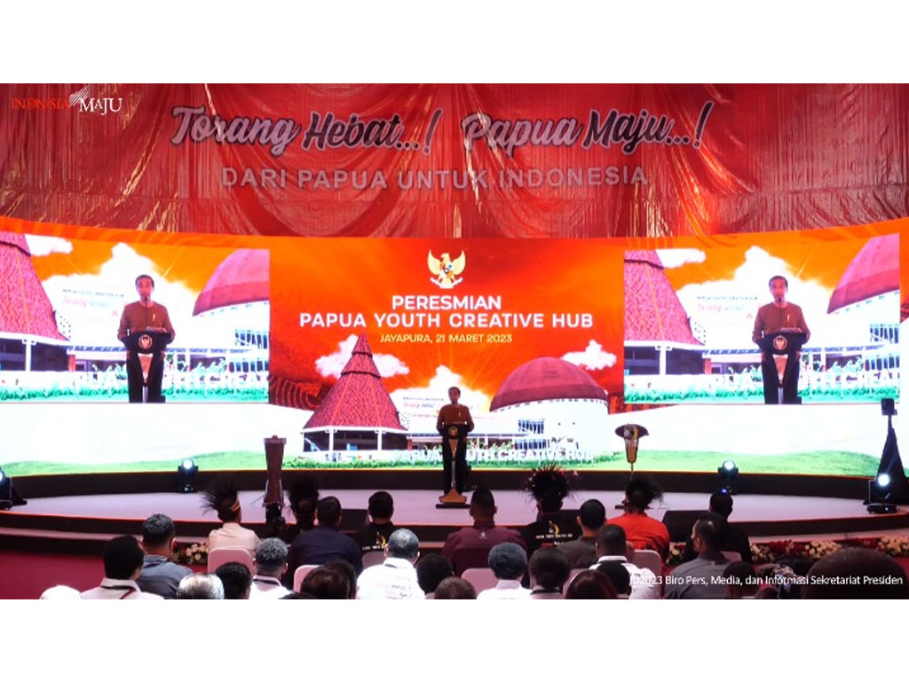 Presiden Jokowi di Jayapura Papua