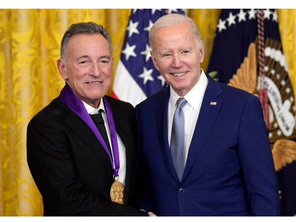 Biden, dan  Bruce Springsteen