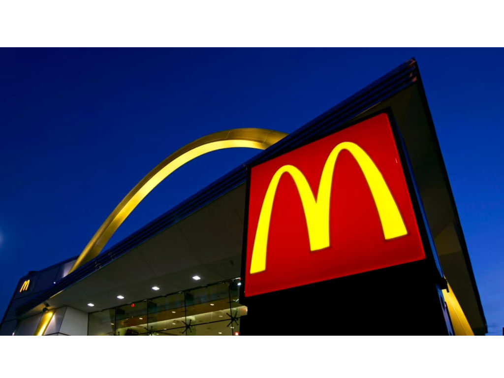 Logo restoran McDonald\'s di Chicago
