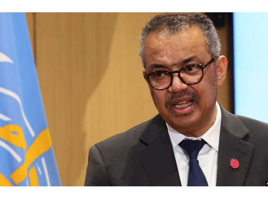 Dirjen WHO Dr Tedros Adhanom Ghebreyesus