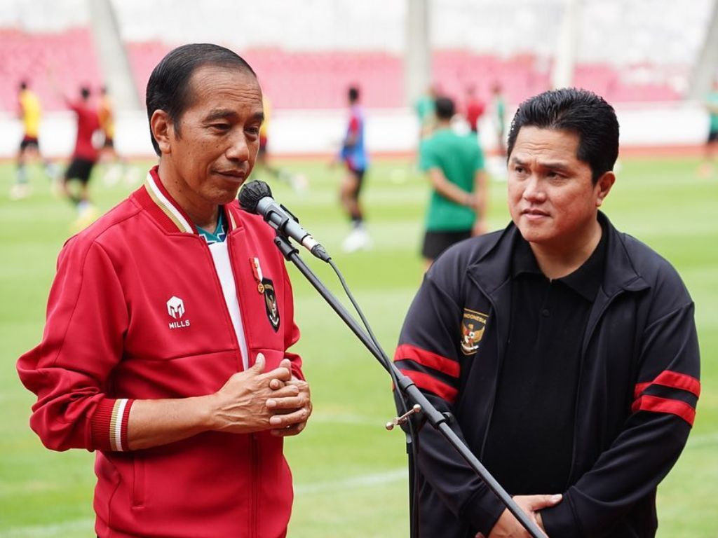 Presiden Jokowi Erick Thohir