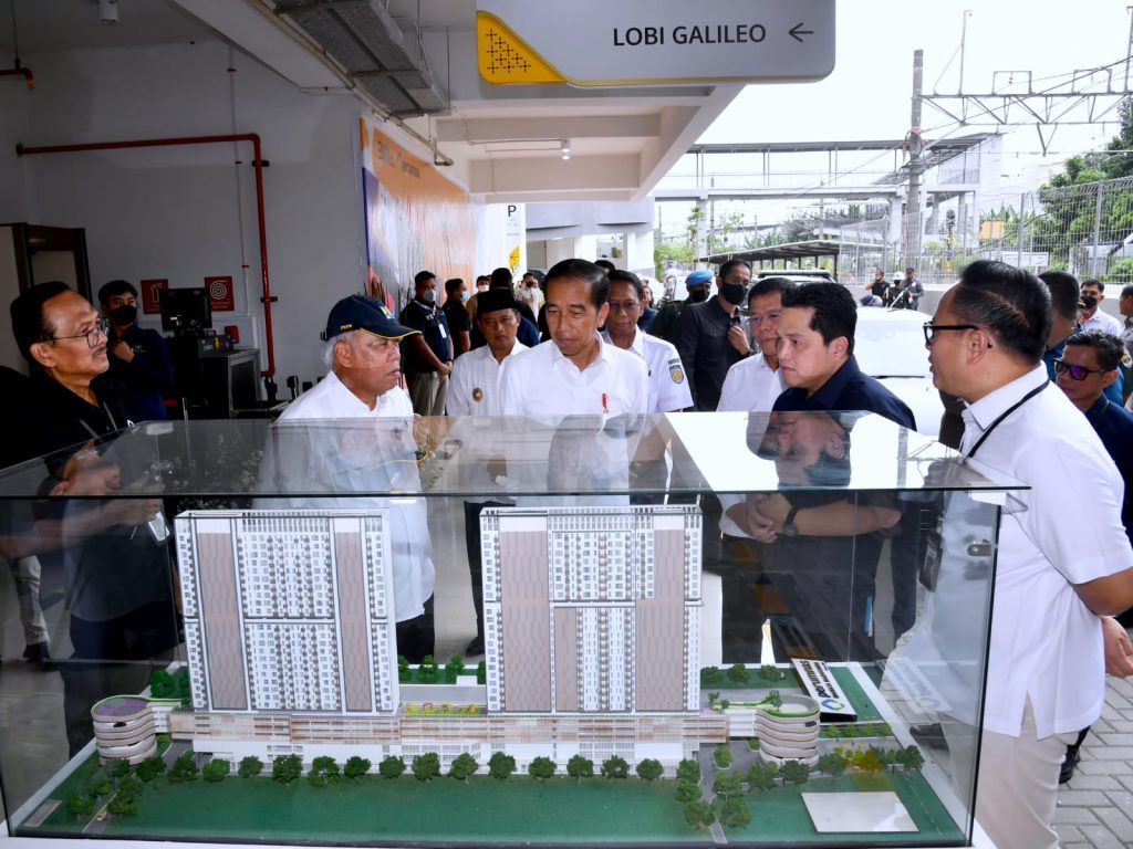 jokowi resmikan hunian milenial di depok