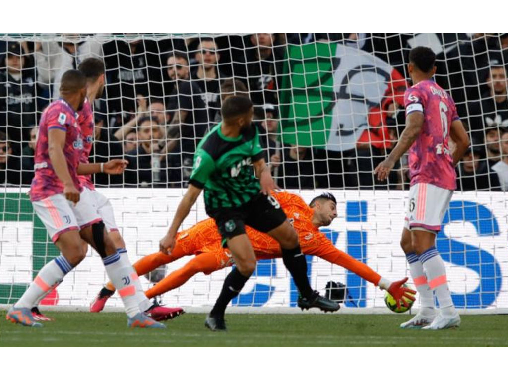 gol sassuolo ke gawang juventus