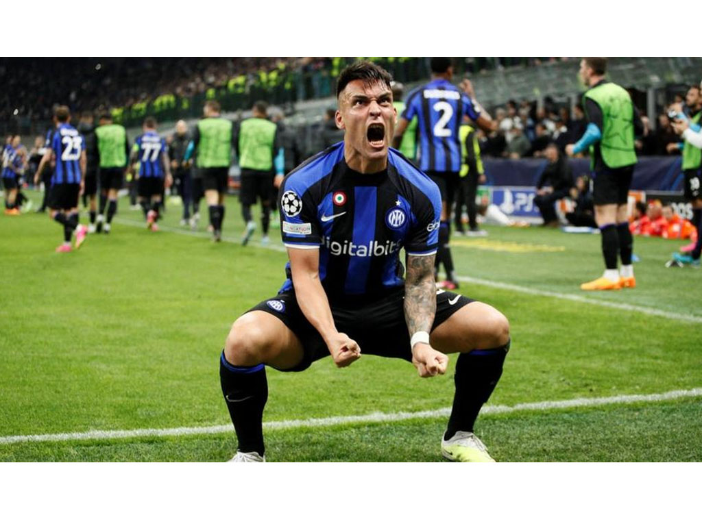 Pemain Inter Milan Lautaro Martinez