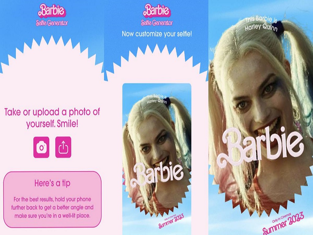 Filter Barbie Selfie Generator