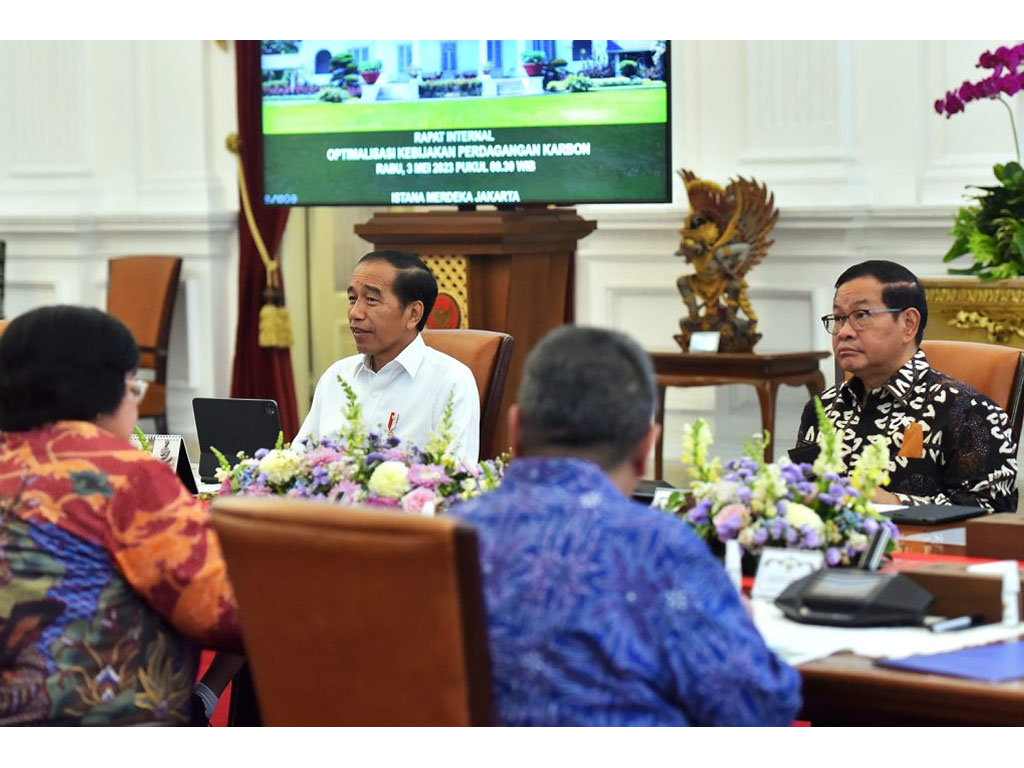 jokowi rapat karbon