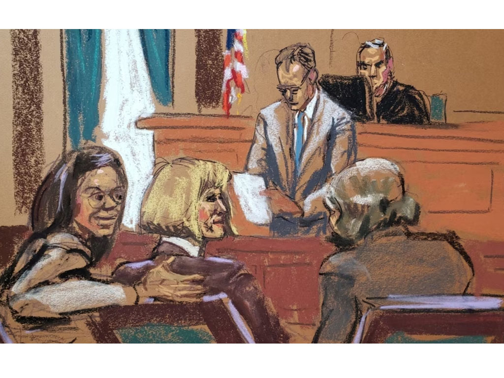 sketsa sidang trump tt perkosaan