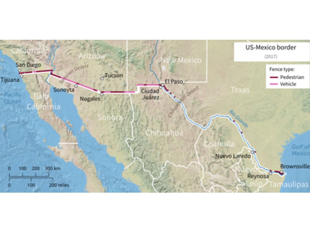 perbatasan antara AS dan Meksiko