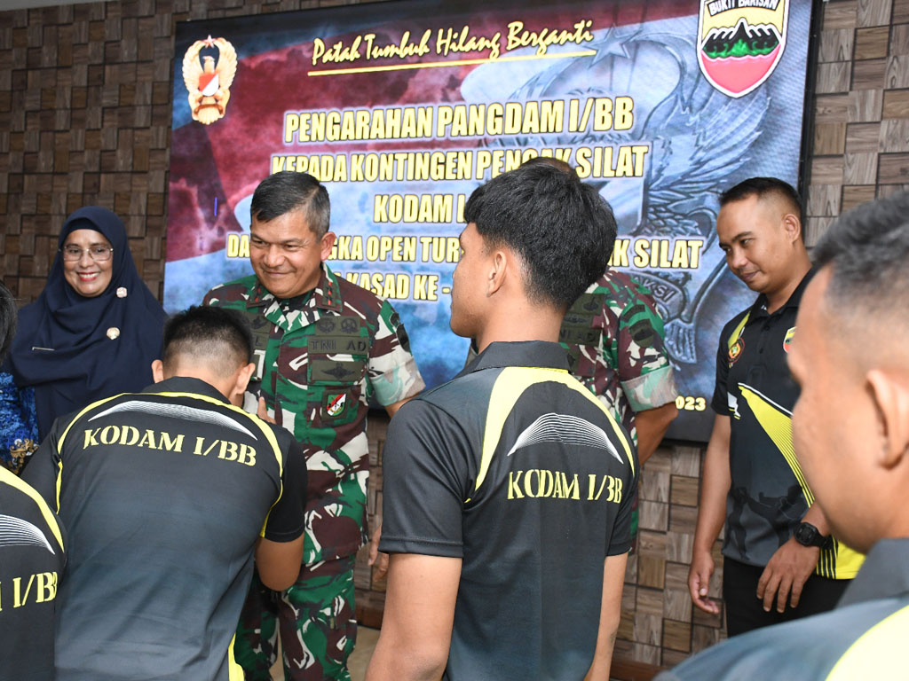 pangdam bb lepas atlet pencaksilat ke cimahi3