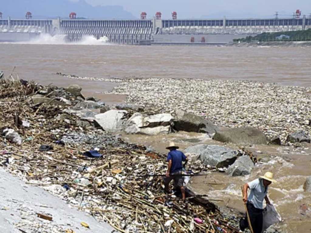 Sungai Yangtse di China timur