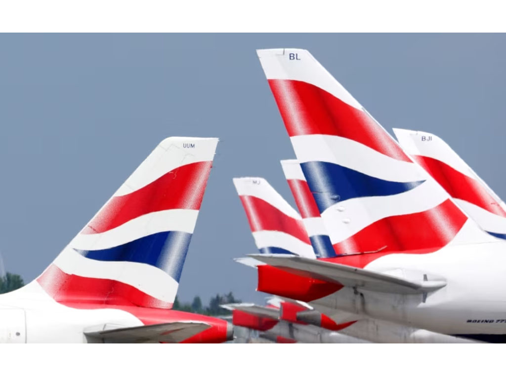 ekor pesawat British Airways