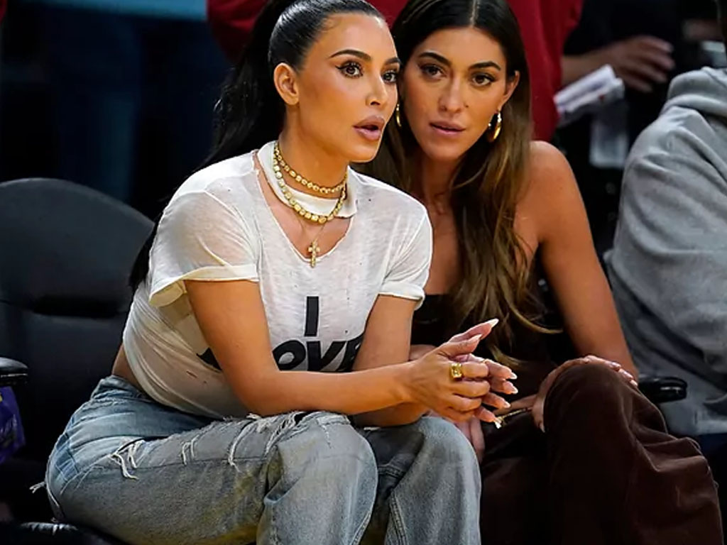 Kim Kardashian di pertandingan playoff Lakers