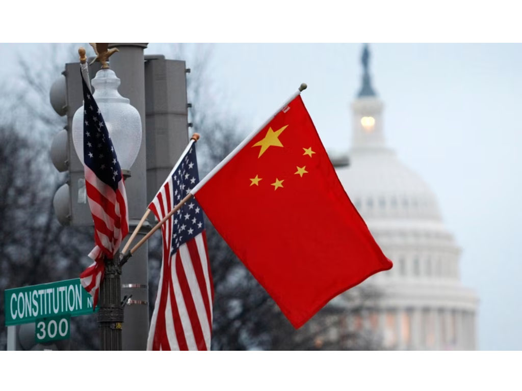 bendera china dan as di washington