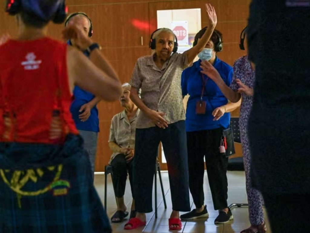 disko hening penderita dimensia di singapura